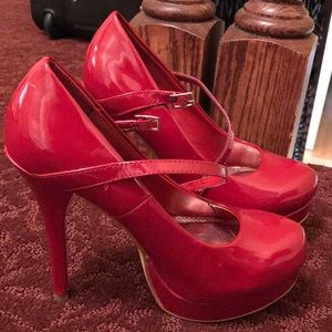Red Chinese Laundry Heels